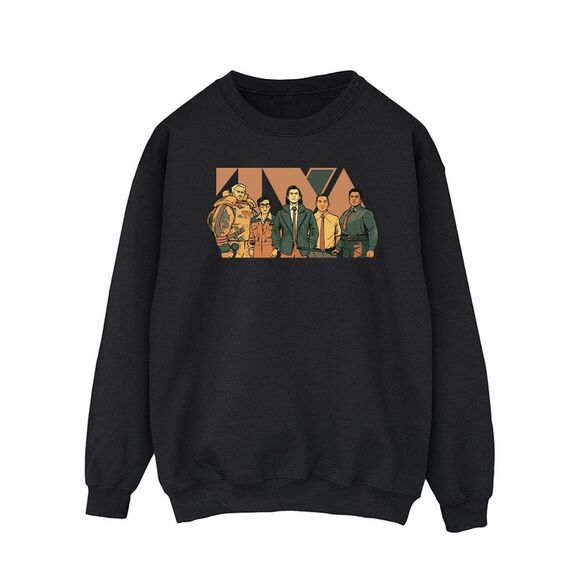 Marvel Mens Loki TVA Group Sweatshirt / Black - Picture 1 of 4